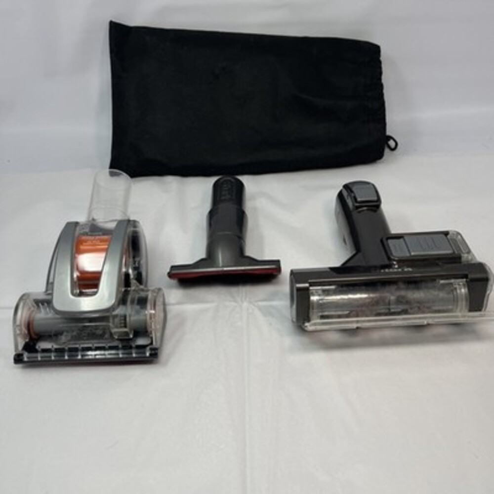 SHARK OEM Rocket Vacuum Accessories Lot 2 Floor Heads And Small Felt Head w/ Bag